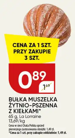 Chata Polska Bułka muszelka żytnio-pszenna oferta