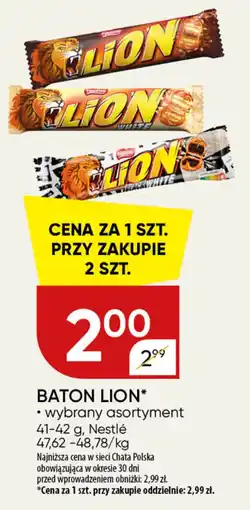Chata Polska Baton lion oferta