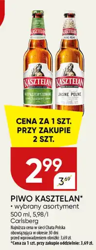 Chata Polska Piwo kasztelan carlsberg oferta
