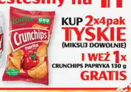 Sklepy Doroty Tyskie piwo + Crunchips oferta