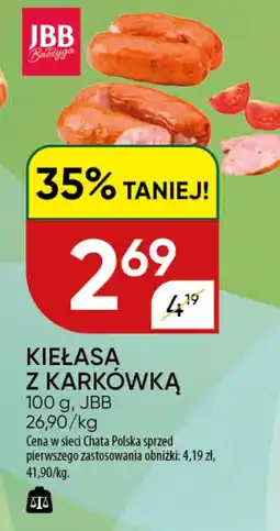 Chata Polska Kiełasa z karkówką, jbb oferta