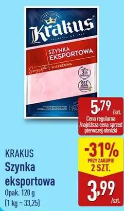 ALDI Szynka eksportowa KRAKUS oferta