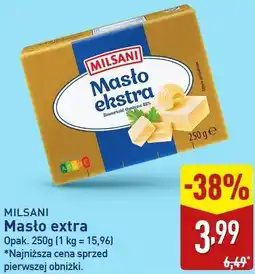 ALDI Masło extra MILSANI oferta