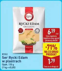 ALDI RYKI Ser Rycki Edam w plastrach oferta