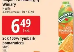 E.Leclerc Sok 100% Tymbark pomarańcza oferta