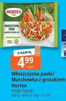 E.Leclerc Włoszczyzna paski/ Marchewka z groszkiem Hortex Polski Ogród oferta