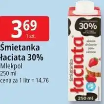 E.Leclerc Śmietanka łaciata 30% Mlekpol oferta