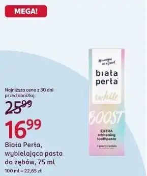 Rossmann Biała Perła, wybielająca pasta do zębów oferta