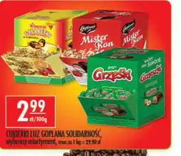 Sklepy Doroty Cukierki luz Goplana Solidarność oferta