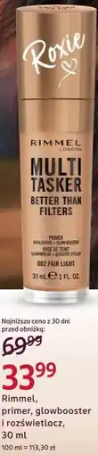 Rossmann Rimmel, primer, glowbooster i rozświetlacz oferta
