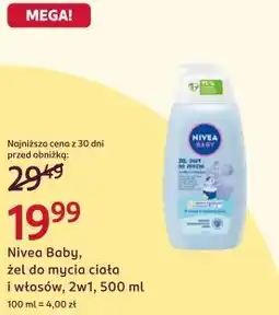 Rossmann Nivea Baby, żel do mycia ciała i włosów, 2w1 oferta