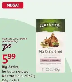 Rossmann Big-Active, herbata ziołowa, Na trawienie oferta