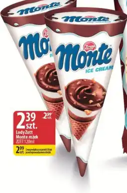 Delisso Delikatesy Lody Zott Monte rożek oferta