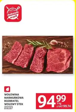 Selgros Wołowina marmurkowa rozbratel wołowy stek oferta
