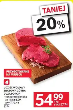 Selgros Udziec wołowy zrazowa górna duża porcja oferta