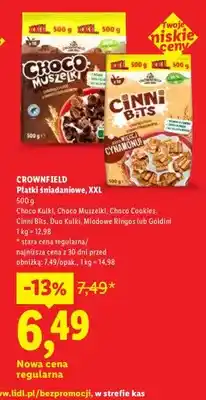 Lidl Płatki śniadaniowe, XXL Choco Muszelki oferta