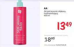 Rossmann Żel pod prysznic olejkowy multinawilżający AA You.mmy Skin Raspberry Zen oferta