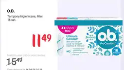 Rossmann Tampony higieniczne Mini 16szt oferta
