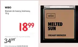 Rossmann Bronzer do twarzy kremowy Wibo Melted Sun Creamy Bronzer oferta
