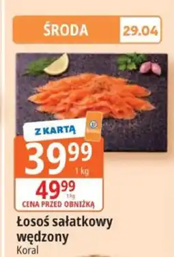 E.Leclerc Łosoś sałatkowy wędzony Koral oferta