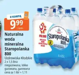 E.Leclerc Naturalna woda mineralna Staropolanka 800 gazowana oferta