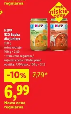 Lidl BIO Zupka dla juniora HiPP oferta