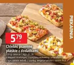 E.Leclerc Chlebki pszenne płaskie wegetariańskie z serem feta oferta
