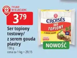 E.Leclerc Ser topiony tostowy z serem gouda w plastrach Croisés oferta