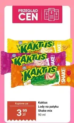 Dino Lody na patyku Kaktus Shake mix oferta