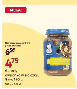 Rossmann Owsianka w słoiczku Gerber 8m+ oferta