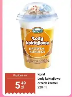 Dino Lody koktajlowe orzech karmel Koral oferta