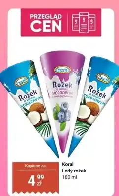 Dino Lody rożek jagodowy Koral oferta