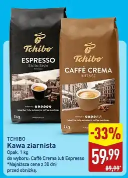ALDI Kawa ziarnista Tchibo Caffè Crema Intense oferta