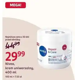 Rossmann Krem uniwersalny Nivea Repair & Care oferta
