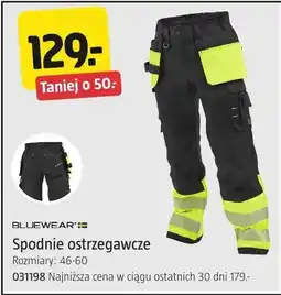 Jula Spodnie ostrzegawcze Bluewear rozmiary 46-60 031198 oferta