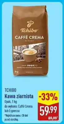 ALDI Kawa ziarnista Tchibo Caffè Crema Intense oferta
