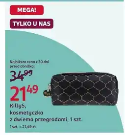 Rossmann Kosmetyczka z dwiema przegrodami KillyS oferta