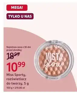 Rossmann Rozświetlacz do twarzy Miss Sporty Insta Glow oferta