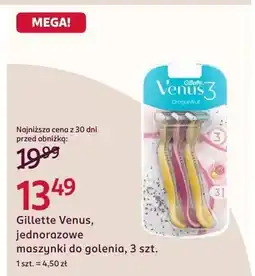 Rossmann Jednorazowe maszynki do golenia Gillette Venus 3 oferta