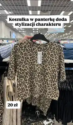 Pepco Koszulka damska w panterkę oferta