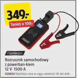 Jula Rozrusznik samochodowy z powerbankiem Hamron 12V 1500A 028824 oferta
