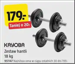Jula Zestaw hantli Kayoba 18kg 951147 oferta