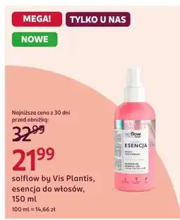 Rossmann Esencja do włosów so!flow by Vis Plantis oferta