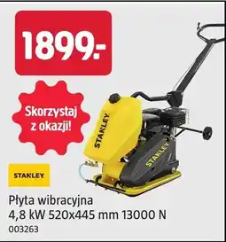Jula Płyta wibracyjna Stanley 4,8kW 520x445mm 13000N oferta