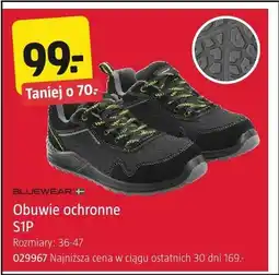 Jula Obuwie ochronne Bluewear S1P rozmiary 36-47 oferta