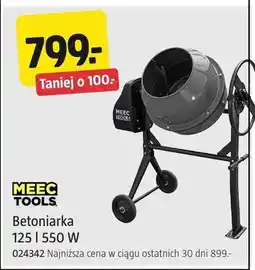 Jula Betoniarka Meec Tools 125l 550W oferta