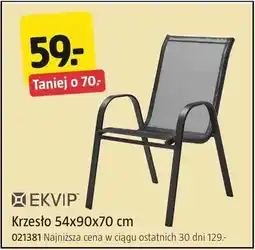 Jula Krzesło ogrodowe Ekvip 54x90x70cm oferta