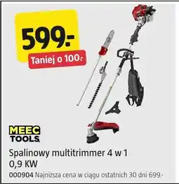 Jula Spalinowy multitrimmer Meec Tools 4w1 0,9KW 000904 oferta