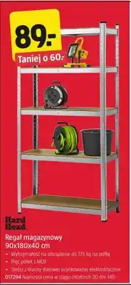 Jula Regał magazynowy Hard Head 90x180x40cm oferta
