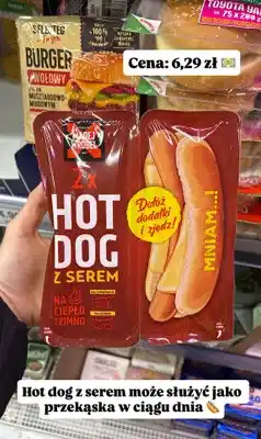 Dino Hot dog z serem 2x oferta